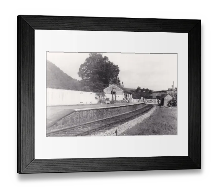 Framed Print : Ashton Station, Devon, c. 1950s