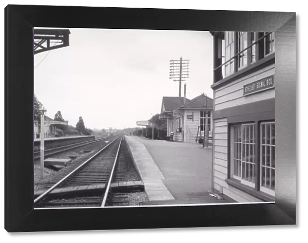 Athelney Station and Signal Box, Somerset, c. 1960