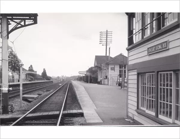 Athelney Station and Signal Box, Somerset, c. 1960