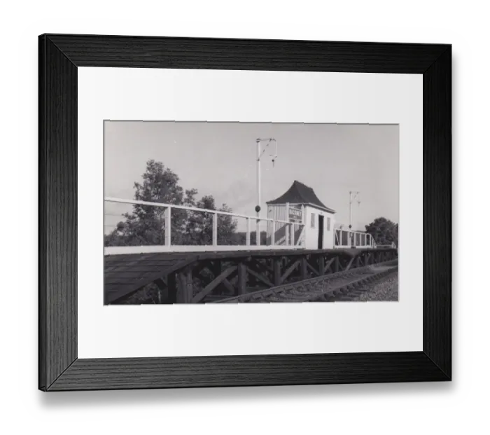 Framed Print : Backney Halt, Herefordshire, c. 1950s Framed Print : Backney Halt, Herefordshire, c. 1950s