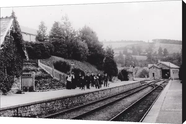 Bampton Station, Devon, c. 1900