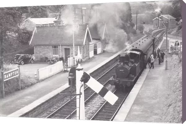 Bampton Station, Devon, 27th June 1963