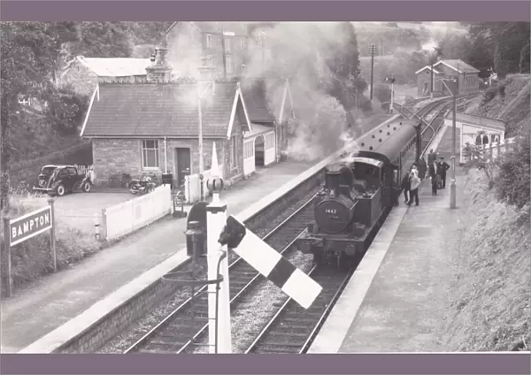 Bampton Station, Devon, 27th June 1963