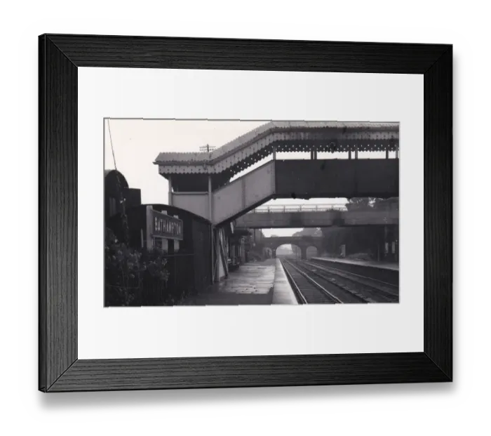 Framed Print : Bathampton Station Bridges, Somerset