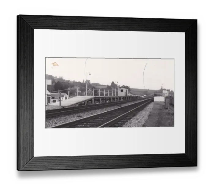 Framed Print : Bathford Halt, Somerset, c. 1960s Framed Print : Bathford Halt, Somerset, c. 1960s