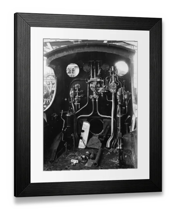 Framed Print : The cab of Dean Goods locomotive no 2516 Framed Print : The cab of Dean Goods locomotive no 2516