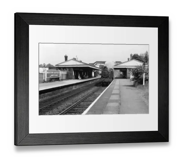 Framed Print : Wootton Bassett Junction Station, c. 1960