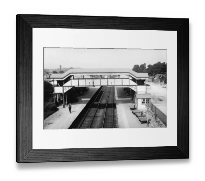 Framed Print : Wootton Bassett Junction Station, c. 1930