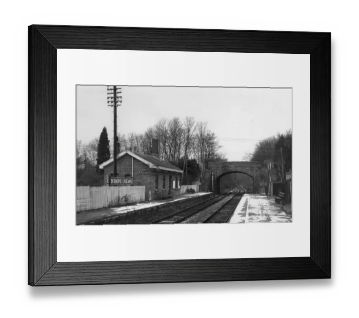 Framed Print : Bishops Lydeard Station, about 1960 Framed Print : Bishops Lydeard Station, about 1960