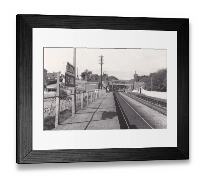 Framed Print : Bleadon and Uphill Station, Somerset, c. 1950s