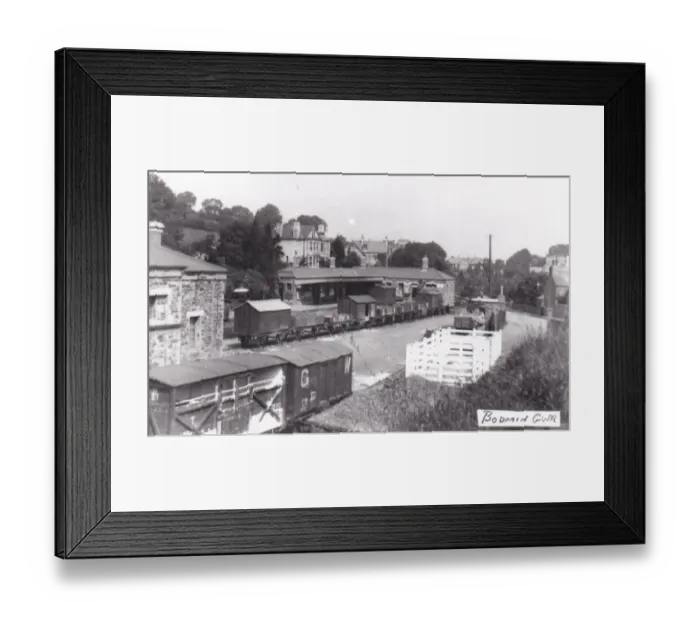 Framed Print : Bodmin General Good Yard