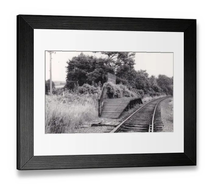 Framed Print : Boscarne Exchange Platform, late 1960s Framed Print : Boscarne Exchange Platform, late 1960s