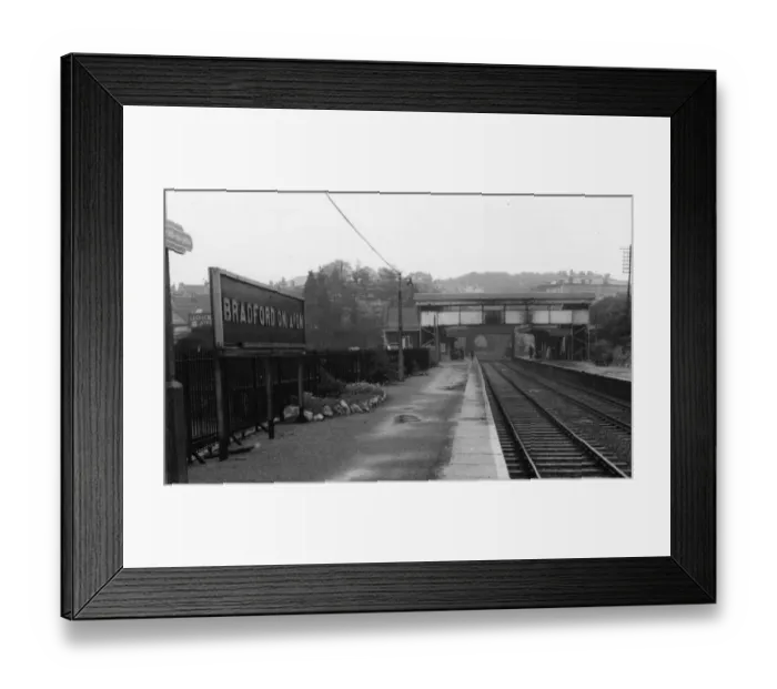 Framed Print : Bradford on Avon Station, c. 1960s