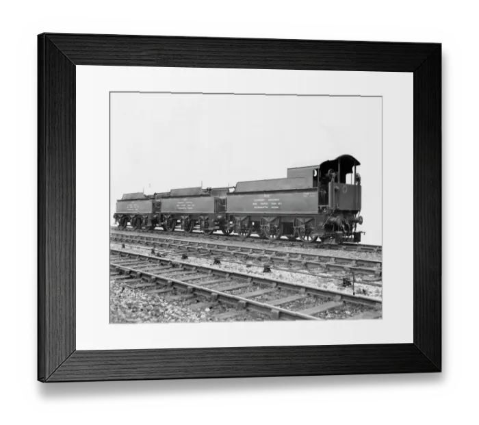 Framed Print : GWR Weedkilling Train Tenders, W85, W84 and W83