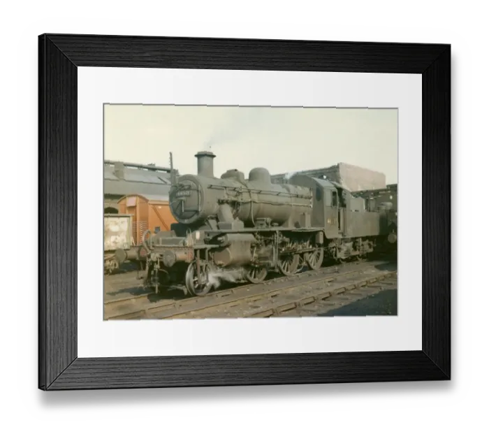 Framed Print : Ivatt 2MT class, 2-6-0, No. 46521 c. 1960s Framed Print : Ivatt 2MT class, 2-6-0, No. 46521 c. 1960s