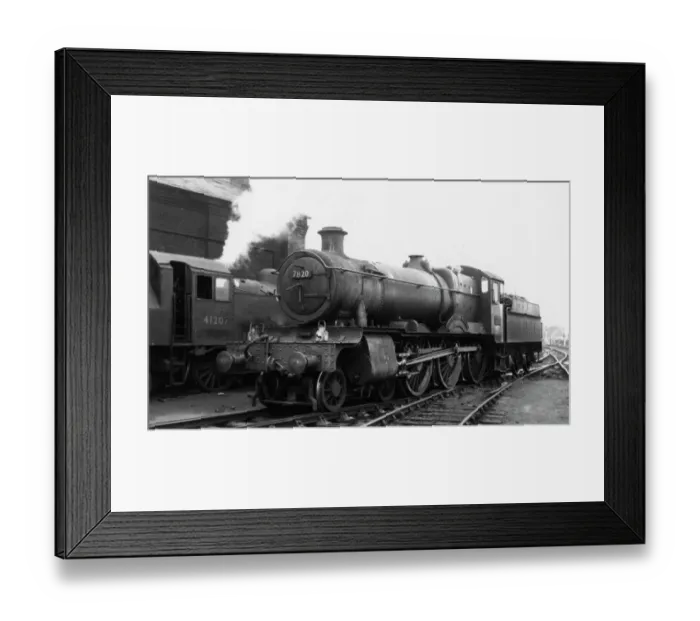 Framed Print : Manor class, 4-6-0, No. 7820 Dinmore Manor at Shrewsbury, 1964