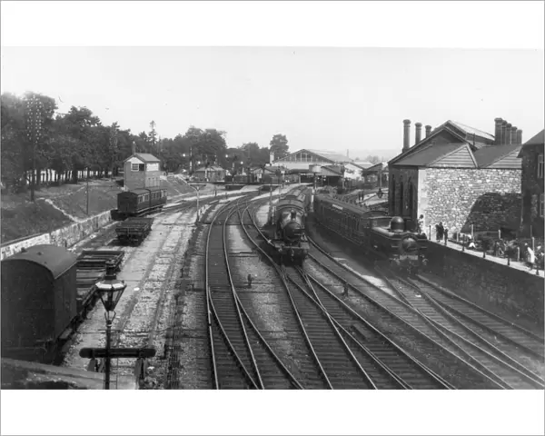 Newton Abbot Station, Devon, c. 1920s