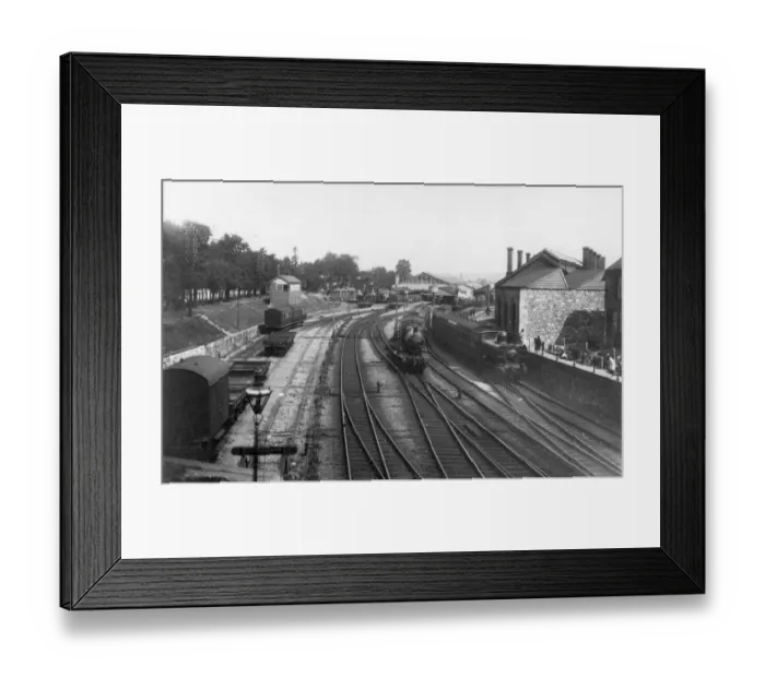 Framed Print : Newton Abbot Station, Devon, c. 1920s