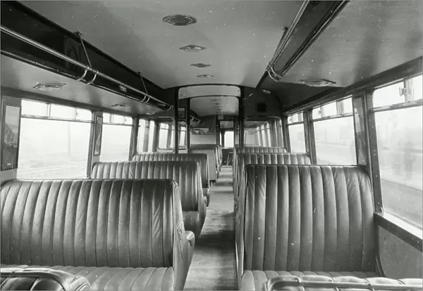 Diesel Railcar No. 1 - interior view