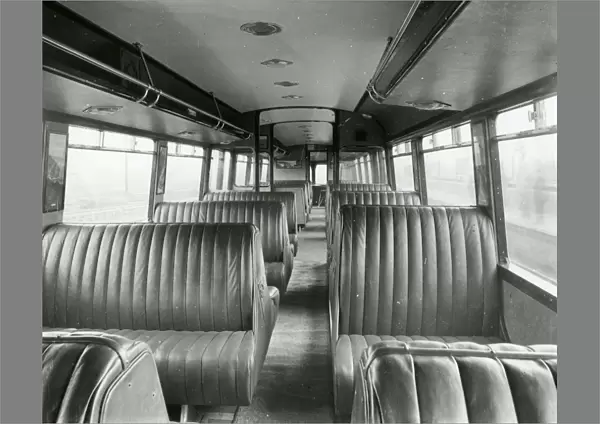 Diesel Railcar No. 1 - interior view