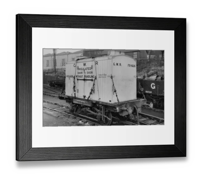 Framed Print : 4 ton insulated door-to-door container, 1935 Framed Print : 4 ton insulated door-to-door container, 1935