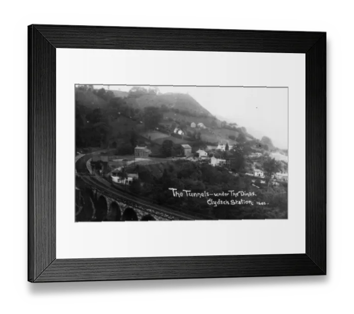 Framed Print : Clydach Station, Monmouthshire, c. 1910 Framed Print : Clydach Station, Monmouthshire, c. 1910