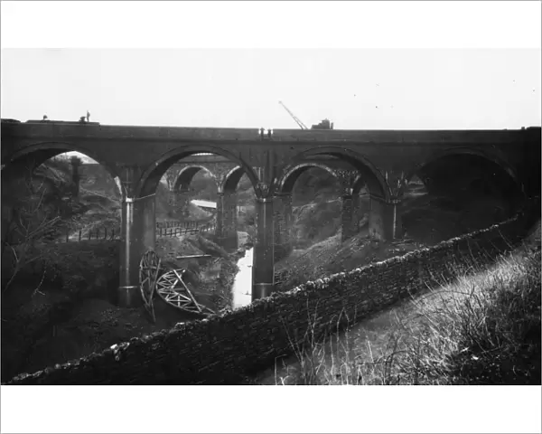 Gwaun-cae-Gurwen viaducts, c. 1920s