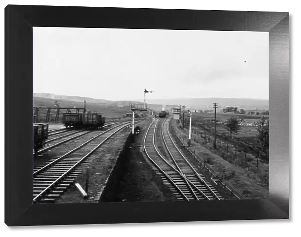Gwaun-Cae-Gurwen colliery sidings and signalbox