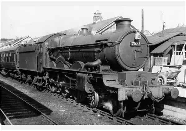 Castle Class locomotive no. 7022, Hereford Castle, c. 1950s