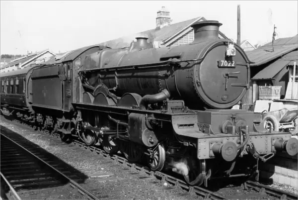 Castle Class locomotive no. 7022, Hereford Castle, c. 1950s