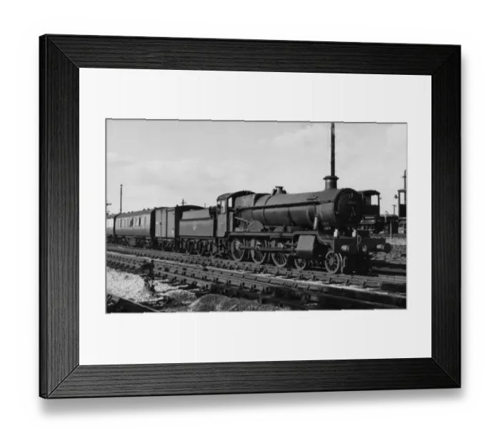 Framed Print : Grange Class, no. 6864, Dymock Grange at Banbury, 1958 Framed Print : Grange Class, no. 6864, Dymock Grange at Banbury, 1958