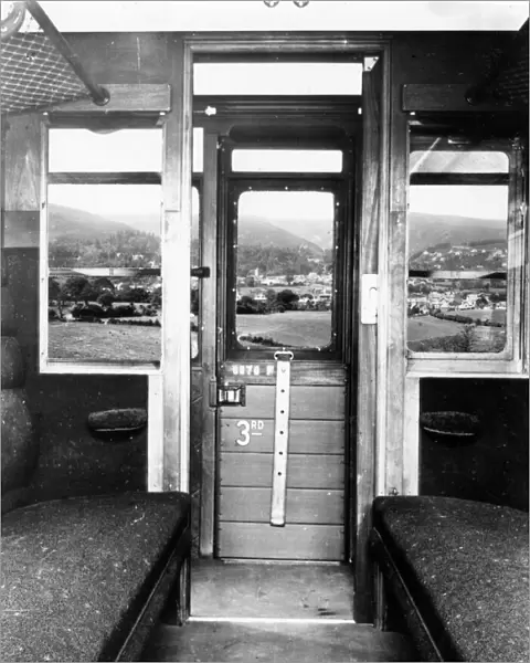 Interior view of composite coach no. 6076