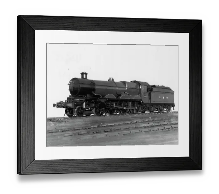 Framed Print : Castle Class Locomotive No. 5086, Bath Abbey