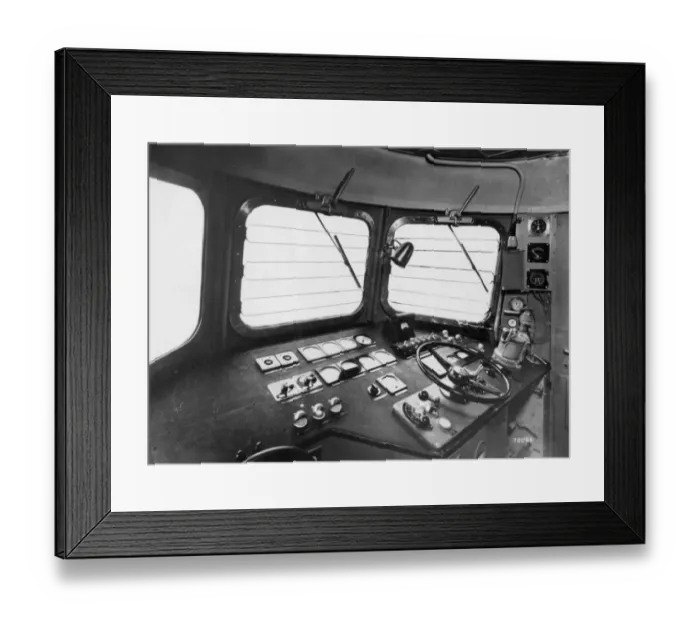 Framed Print : Cab of the Gas Turbine No. 18000 Framed Print : Cab of the Gas Turbine No. 18000