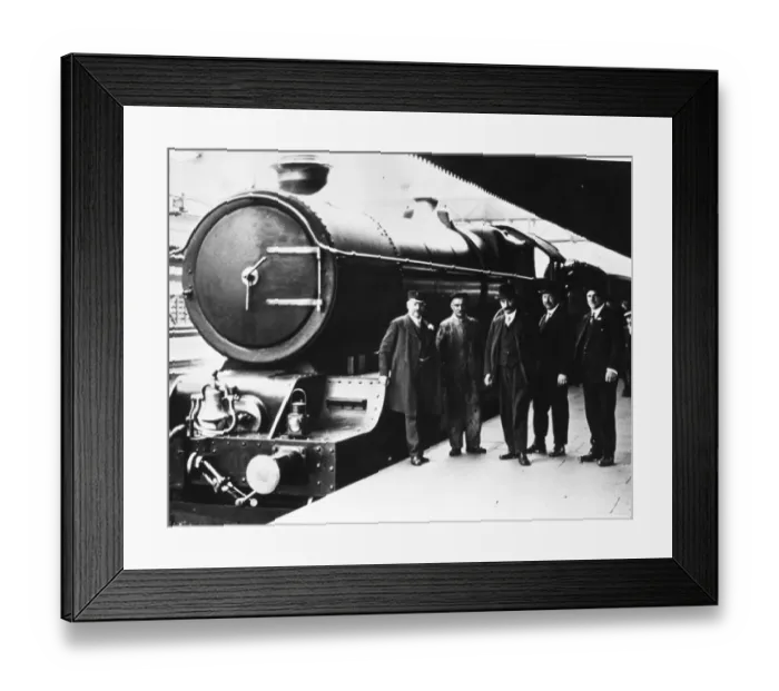 Framed Print : King George V at Birmingham Snow Hill Station, 1927