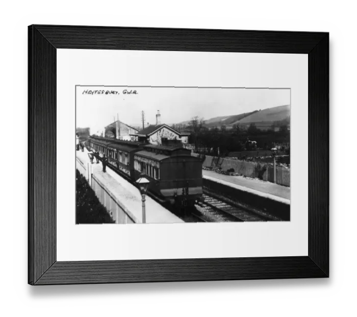 Framed Print : Heytesbury Station, Wiltshire, c. 1907