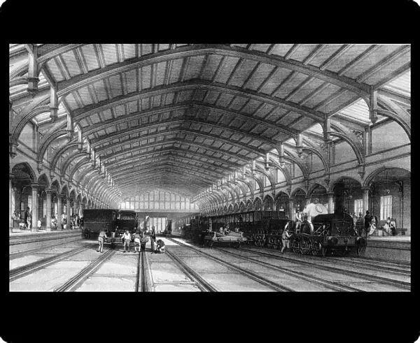 Bristol Temple Meads Station, c. 1843