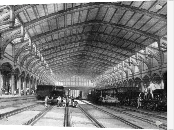 Bristol Temple Meads Station, c. 1843