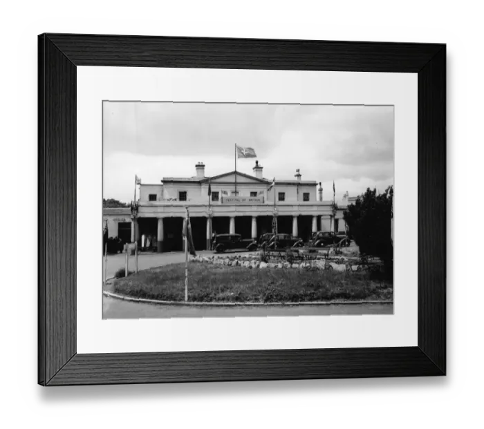 Framed Print : Cheltenham Spa (Lansdown), 1951