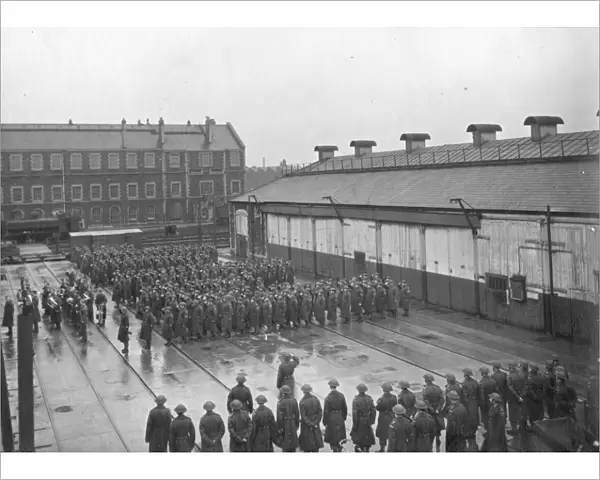 GWR Works Home Guard passing out parade, December 1944