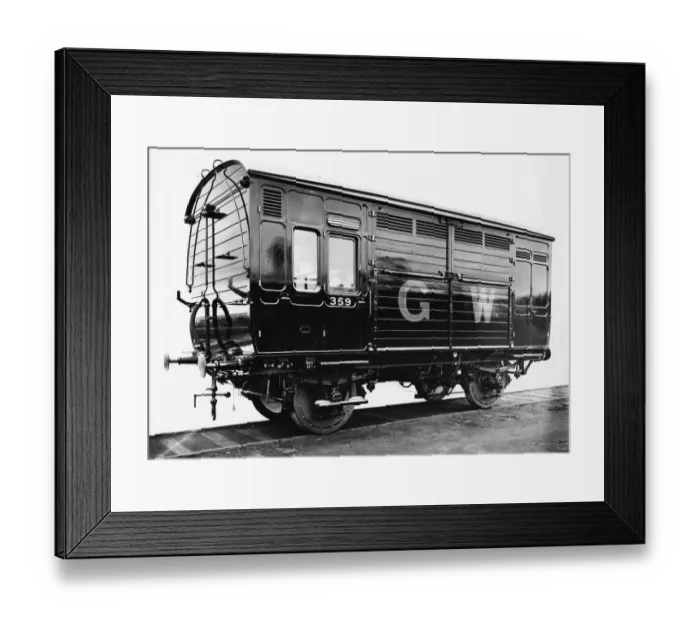 Framed Print : GWR Horse box Framed Print : GWR Horse box