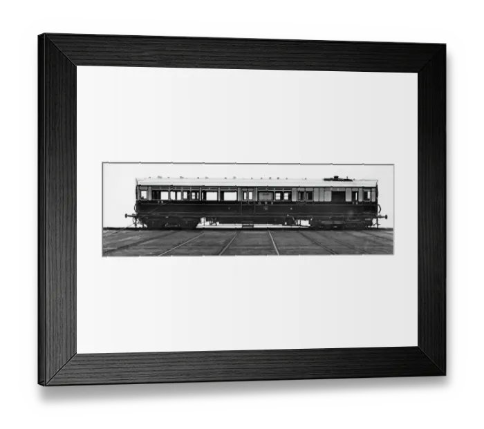 Framed Print : Steam Rail Motor, built 1905