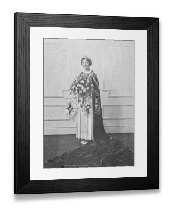 Framed Print : Audrey Mosson, Railway Queen 1935 - 1936 Framed Print : Audrey Mosson, Railway Queen 1935 - 1936