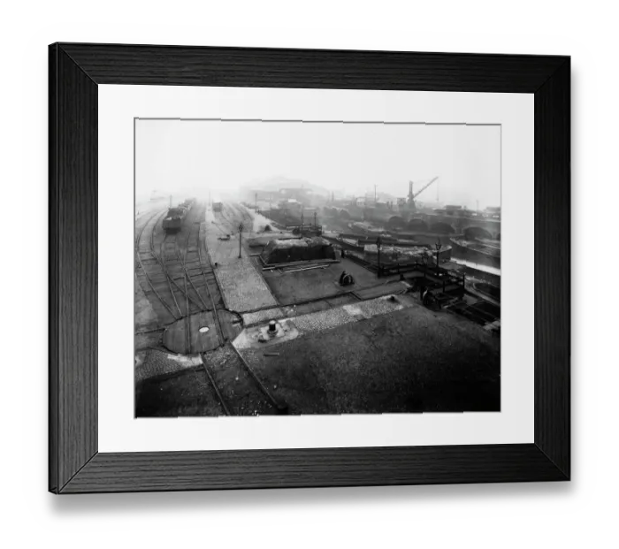 Framed Print : Brentford Docks, early 1900s Framed Print : Brentford Docks, early 1900s