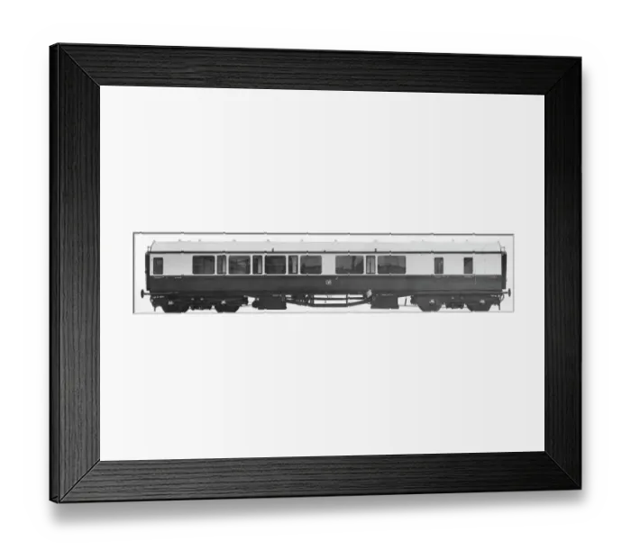 Framed Print : Exterior view of brake composite No. 6486 Framed Print : Exterior view of brake composite No. 6486