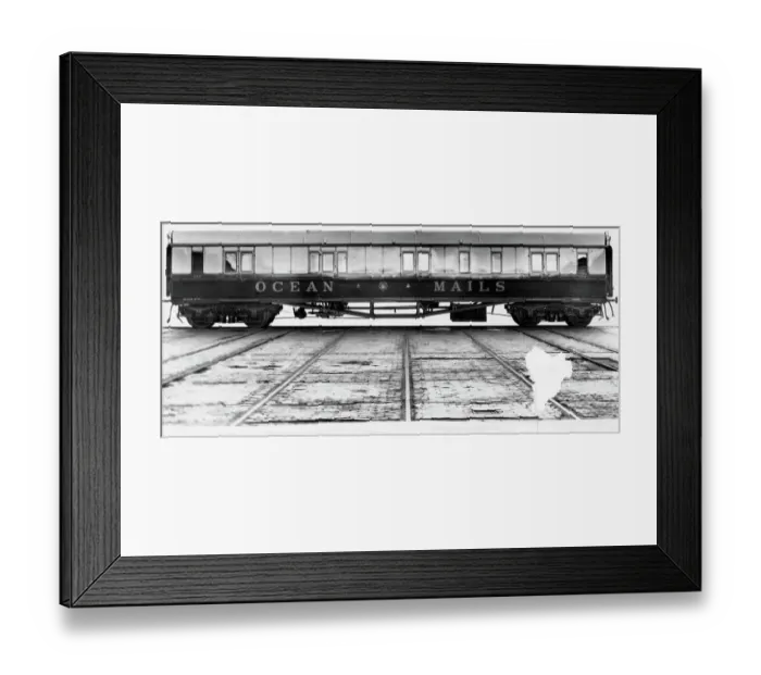 Framed Print : Ocean Mails passenger brake, no 1174