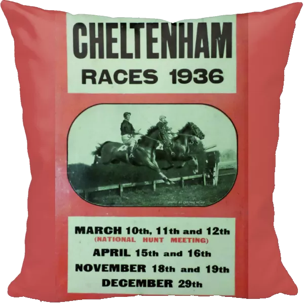 Poster for Cheltenham Races, 1936