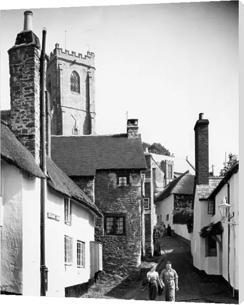 Church Steps in Minehead, Somerset, August 1933