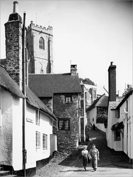 Church Steps in Minehead, Somerset, August 1933