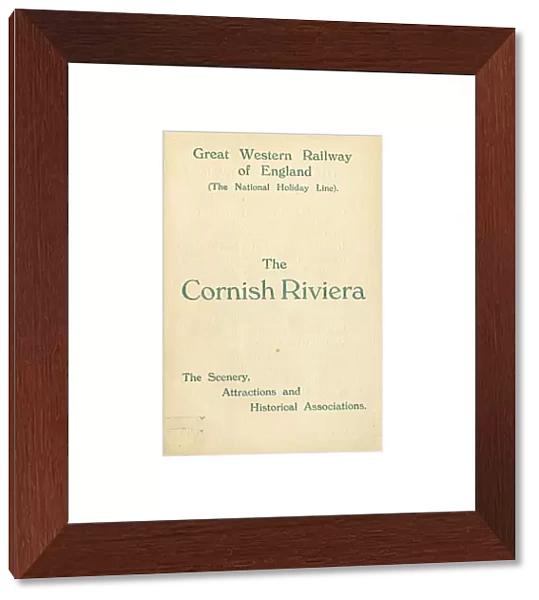 Guide book for The Cornish Riviera, 1914